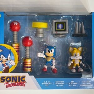 Sonic the Hedgehog 30th Anniversary 2.5” figure Diorama set Jakks